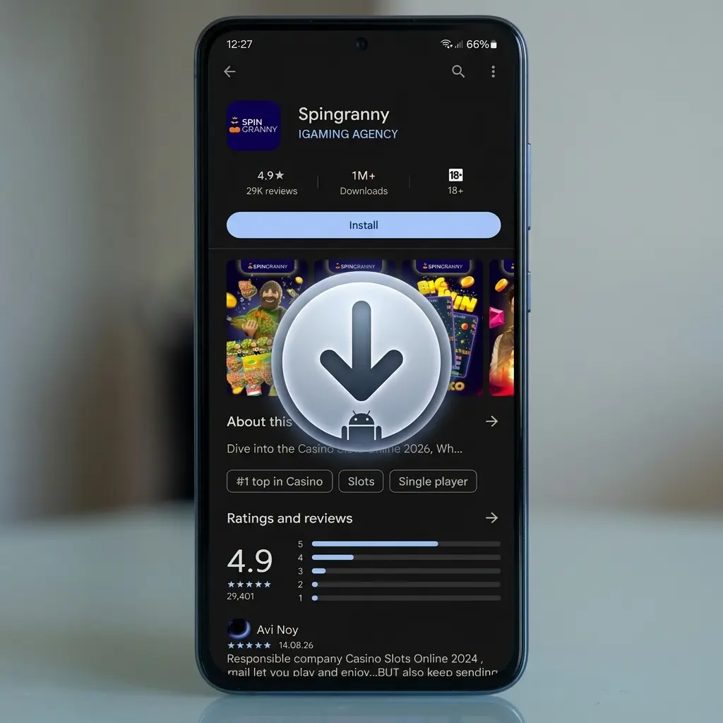 Spingranny PWA installation on Android Chrome browser add to home screen steps icon launch